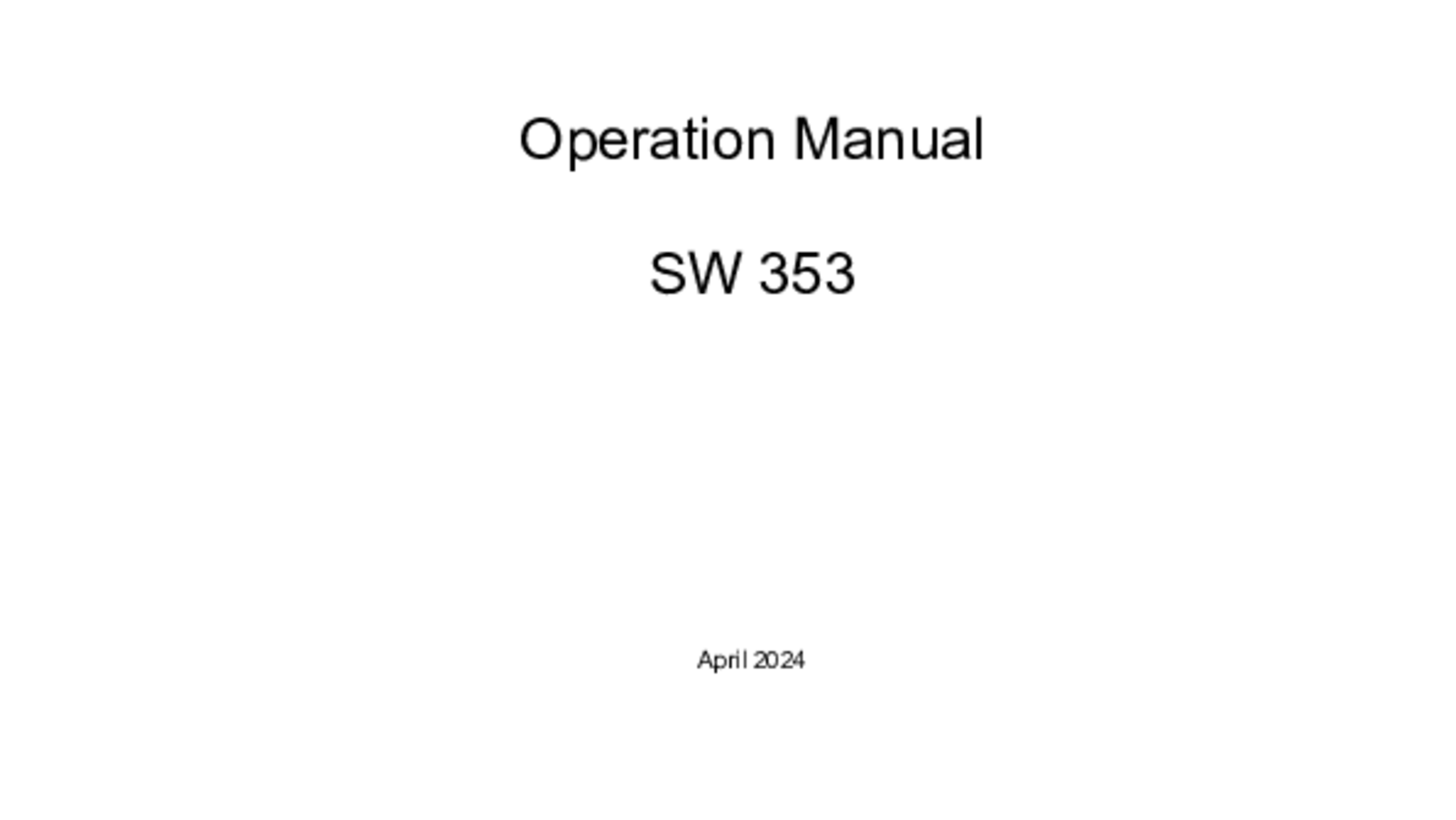Mode d'emploi de l'éolienne SW 350-II